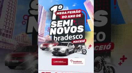 🚗🔥 O 1º Mega Feirão do Ano de Seminovos Bradesco Maceió está chegando e vai ser imperdível!