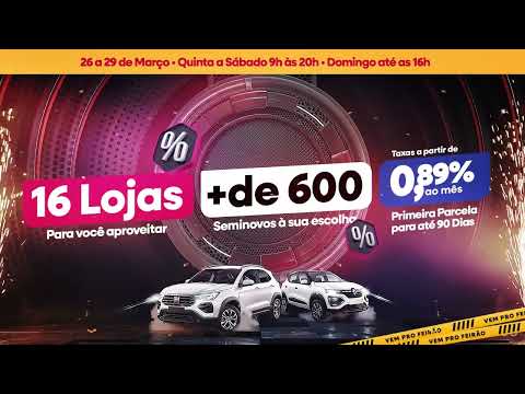 O Feirão de Verdade – Seminovos em Alta Maceió acontecerá de 26 a 29 de março